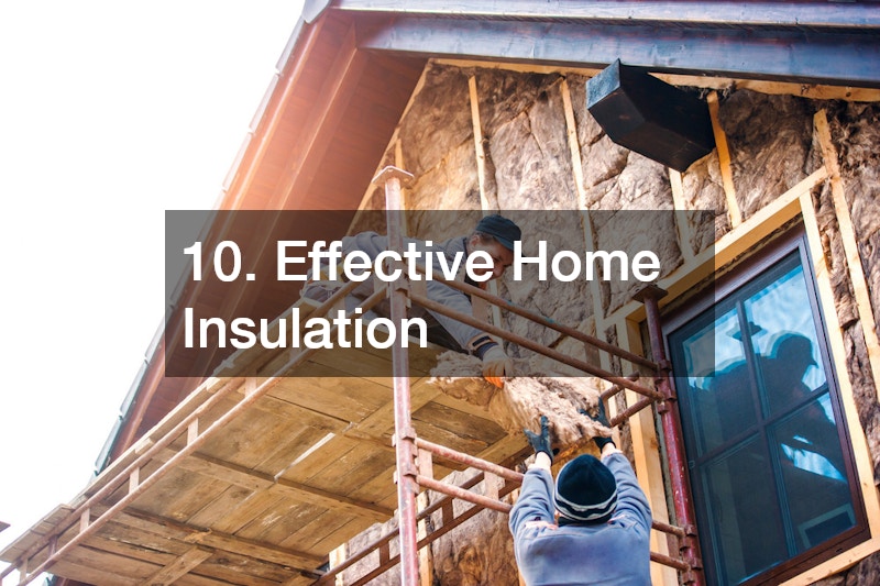 installation of home insulation
